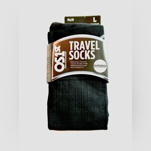 Black Travel Socks for Women